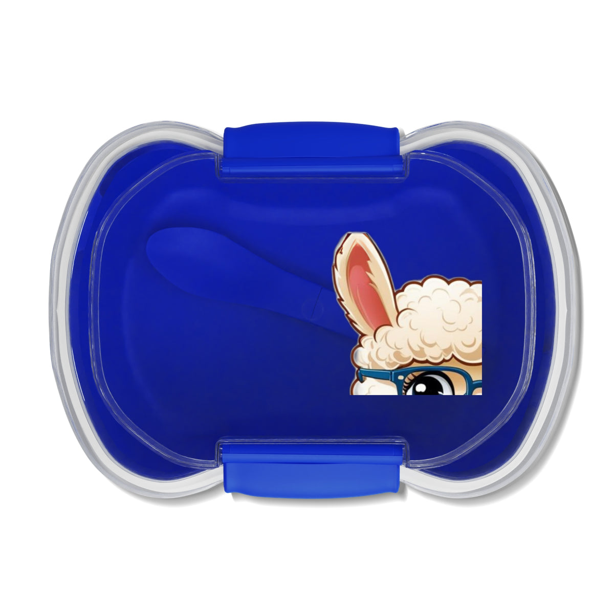 Cute Nerd School — Blue Bento Lunchbox