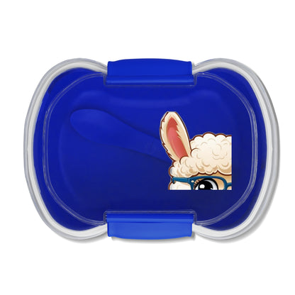 Cute Nerd School — Blue Bento Lunchbox